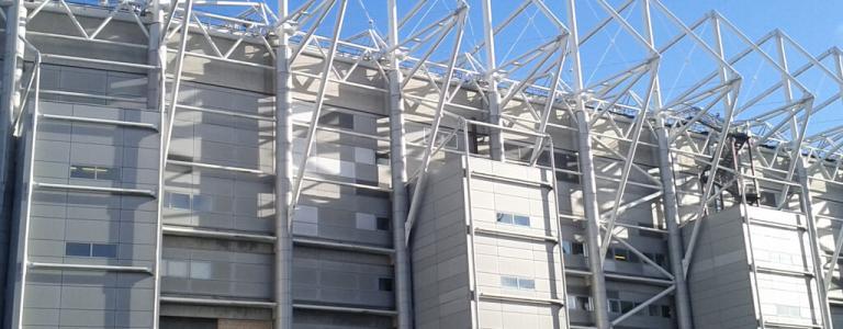 Voetbalstadion Newcastle United.