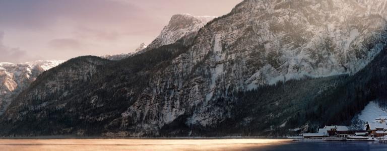 Mountains.